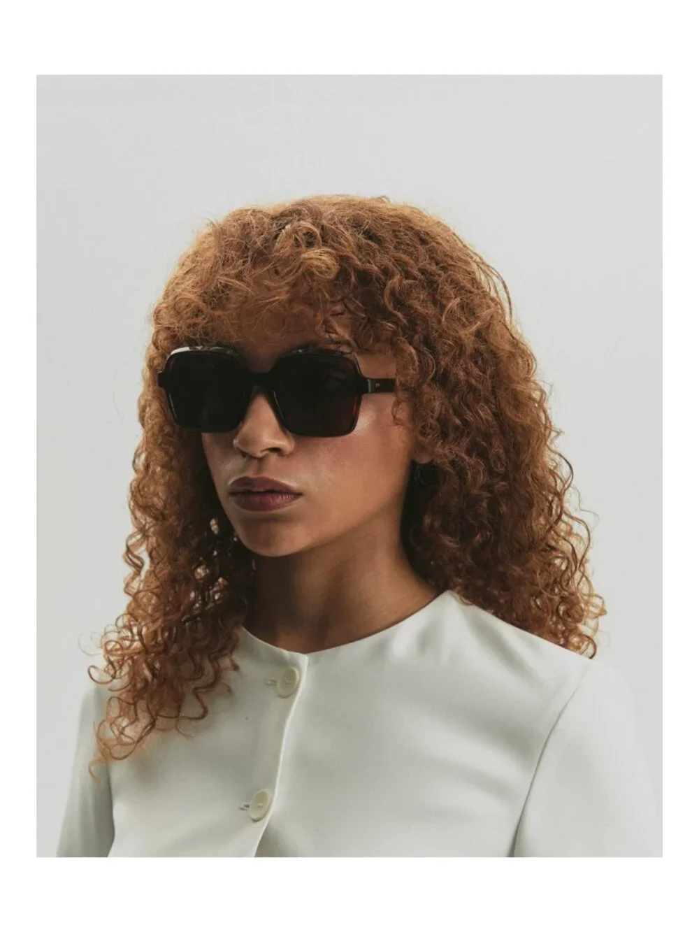 New Raval Eyewear Women's Sunglasses Havana Square Brown Lens Acetate Frame DESI